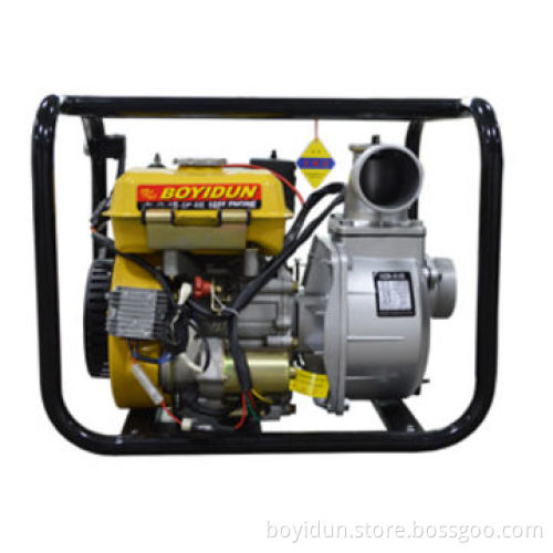 Diesel water pump, easy and fast starting